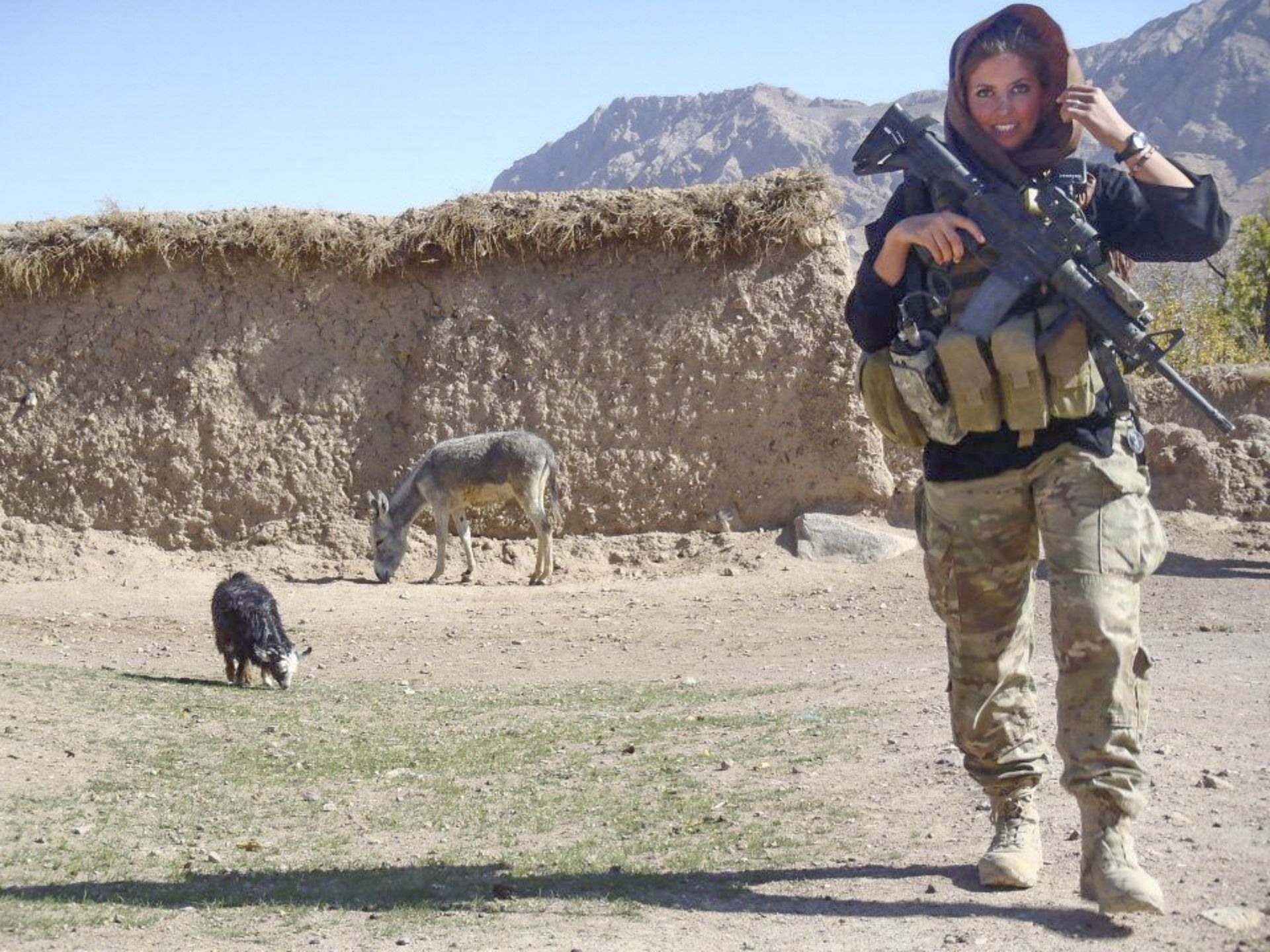 Washburn near Afghan Village